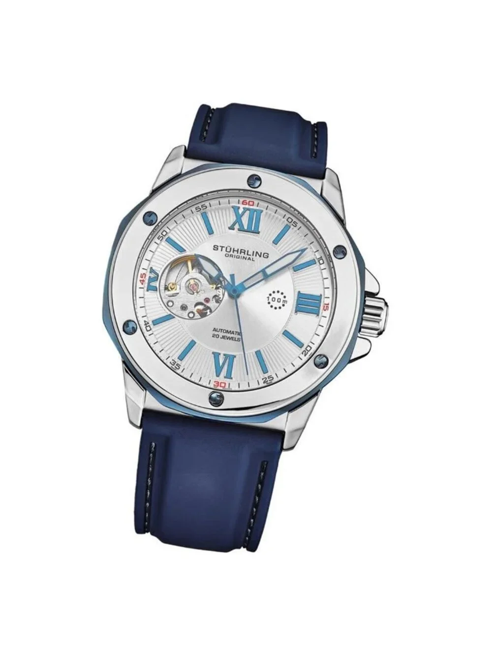 NWT Stuhrling Original Legacy Automatic Silver Dial Men's Watch